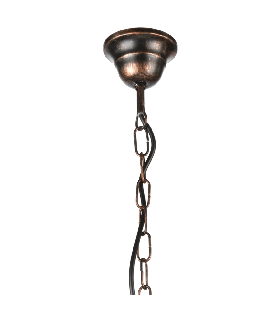 LAMPADARIO 5 LUCI ONLI "LILIANA" BRONZO E14